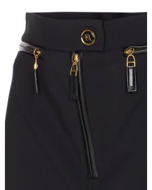 Elisabetta Franchi ロゴジップディテール ストレートスカート - サムネイル3