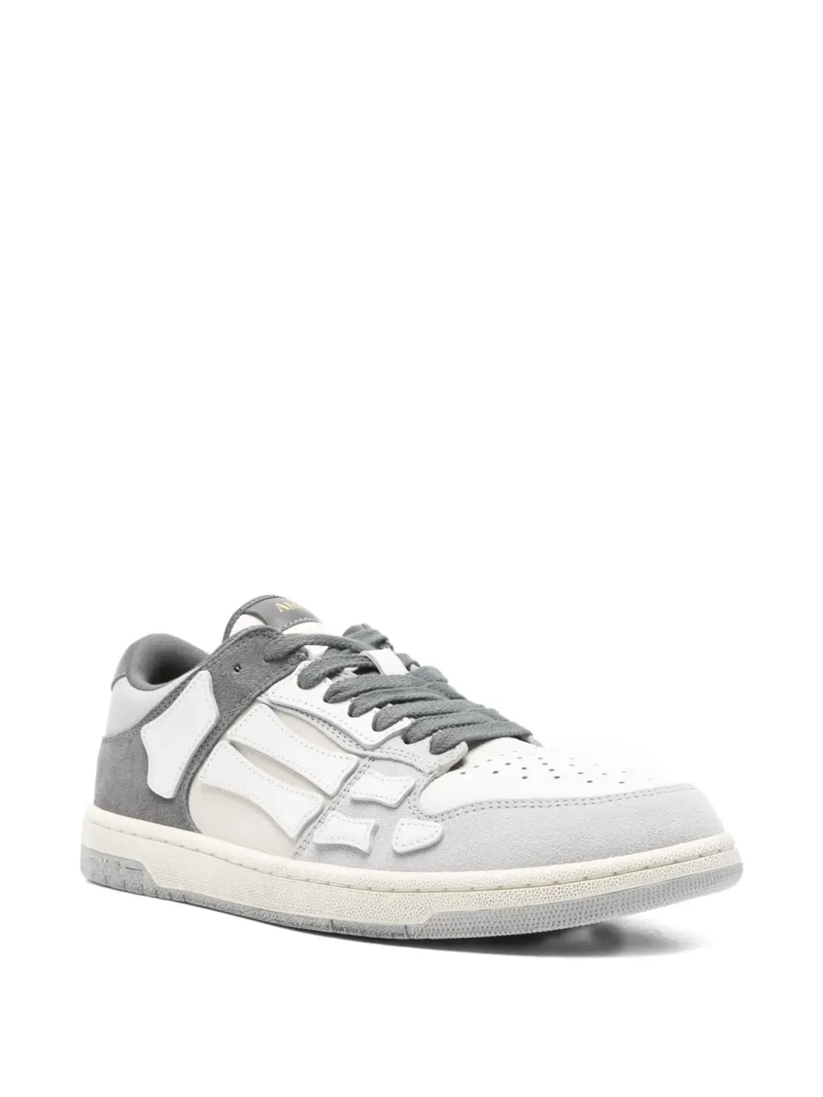 AMIRI Skel-Top bone-panelled low-top sneakers - Grey - 画像2