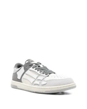 AMIRI Skel-Top bone-panelled low-top sneakers - Grey - サムネイル2