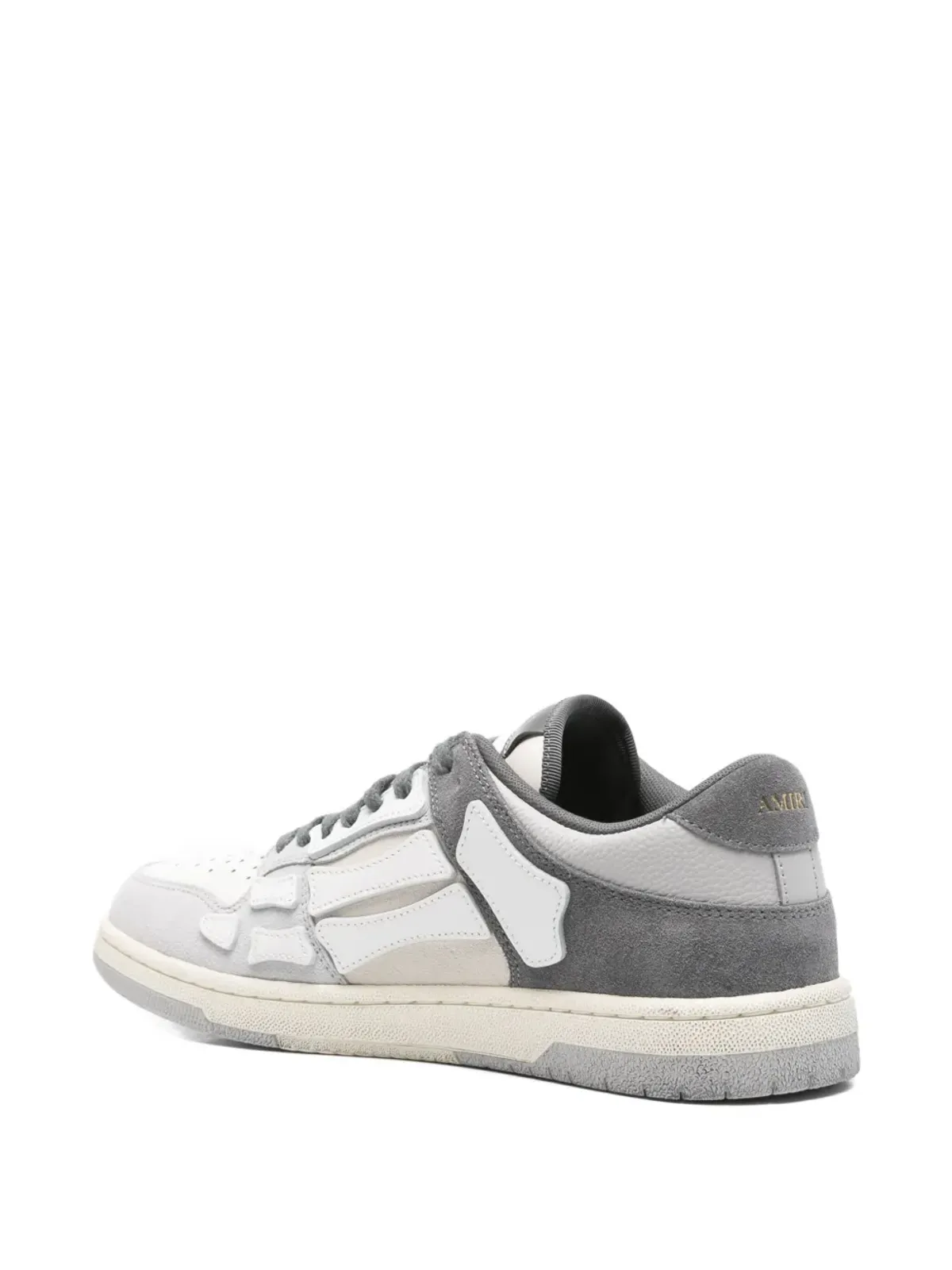 AMIRI Skel-Top bone-panelled low-top sneakers - Grey - 画像3