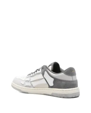 AMIRI Skel-Top bone-panelled low-top sneakers - Grey - サムネイル3