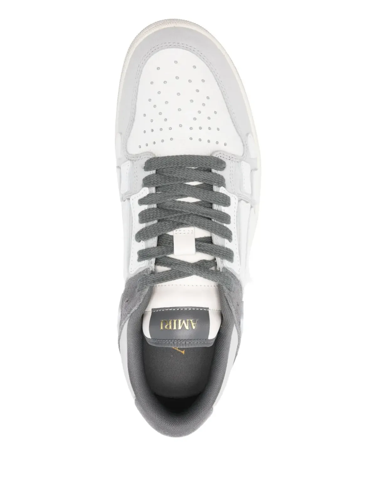 AMIRI Skel-Top bone-panelled low-top sneakers - Grey - 画像4