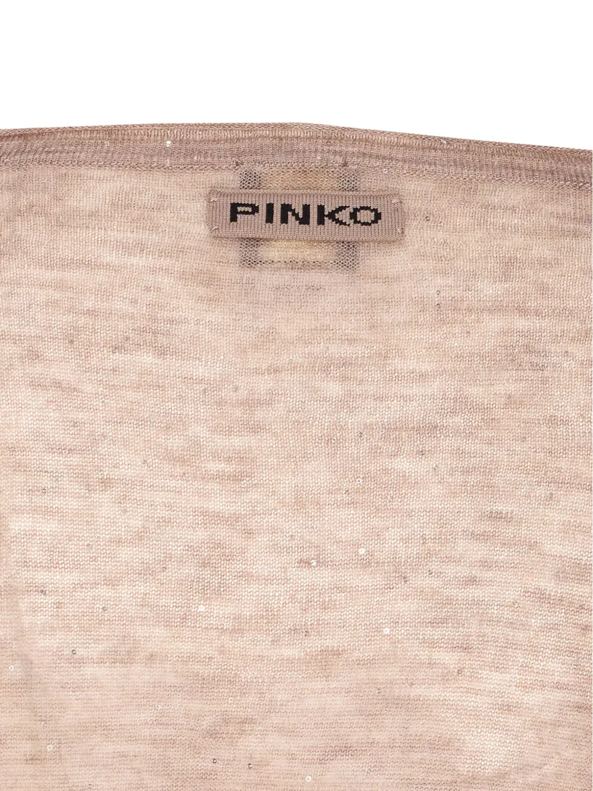 PINKO マイクロパイレットVネックセーター - 画像4