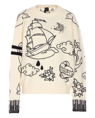 PINKO 刺繍入りセーター - サムネイル1