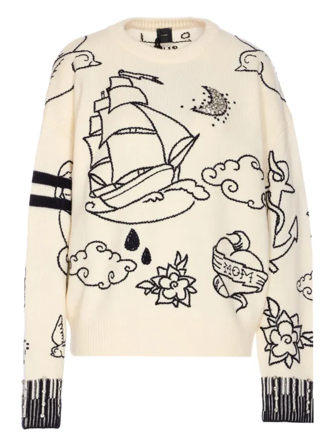 PINKO PINKO 刺繍入りセーターの商品画像