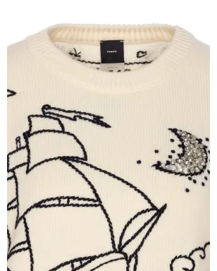 PINKO 刺繍入りセーター - サムネイル4