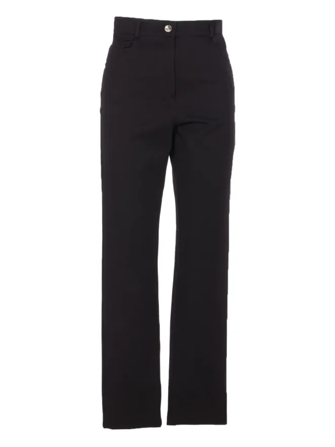 Patrizia Pepe Patrizia Pepe ロゴパッチボタンパンツ ブラックの商品画像