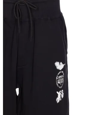 Y-3 グラフィックロゴ入り カフ付きスウェットパンツ - サムネイル5