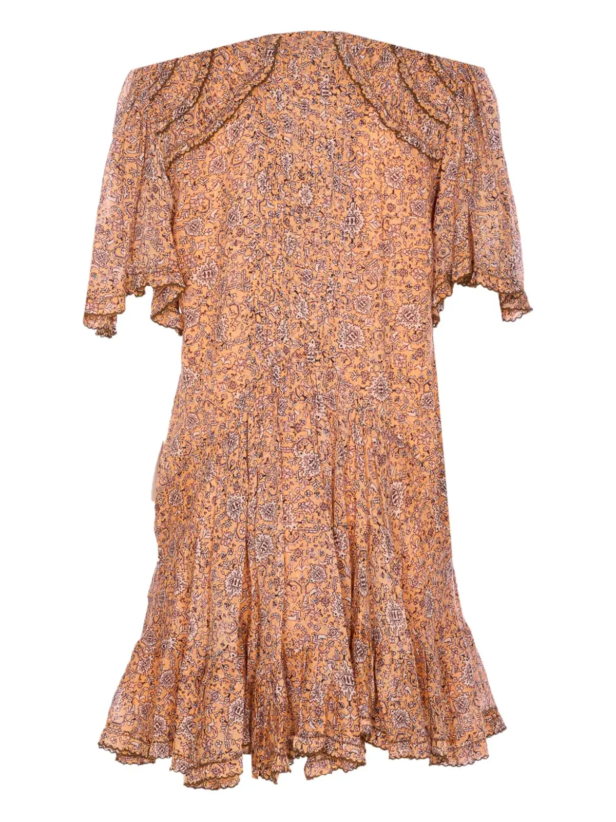 MARANT ÉTOILE ラッフルバルーンスリーブ ミディドレス - 画像3