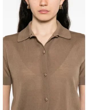 Max Mara ボタンフロント半袖シャツ - サムネイル5