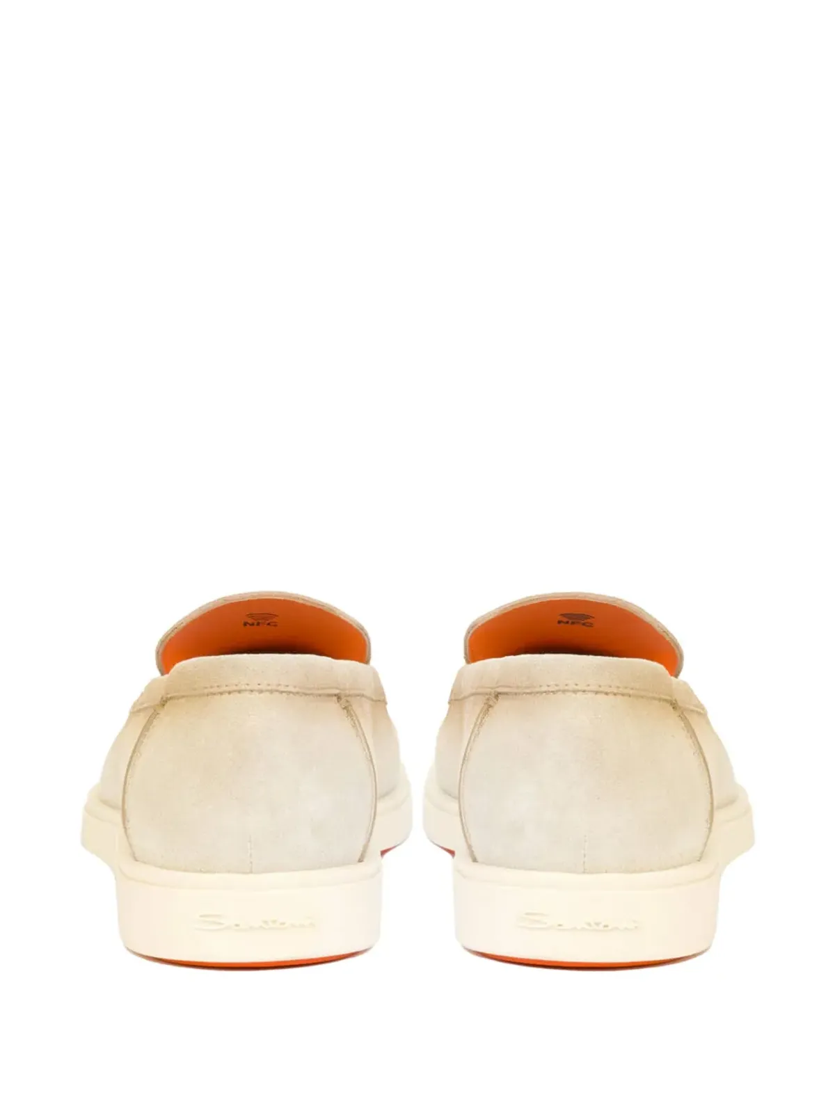 Santoni スエードレザー ローファー - 画像2