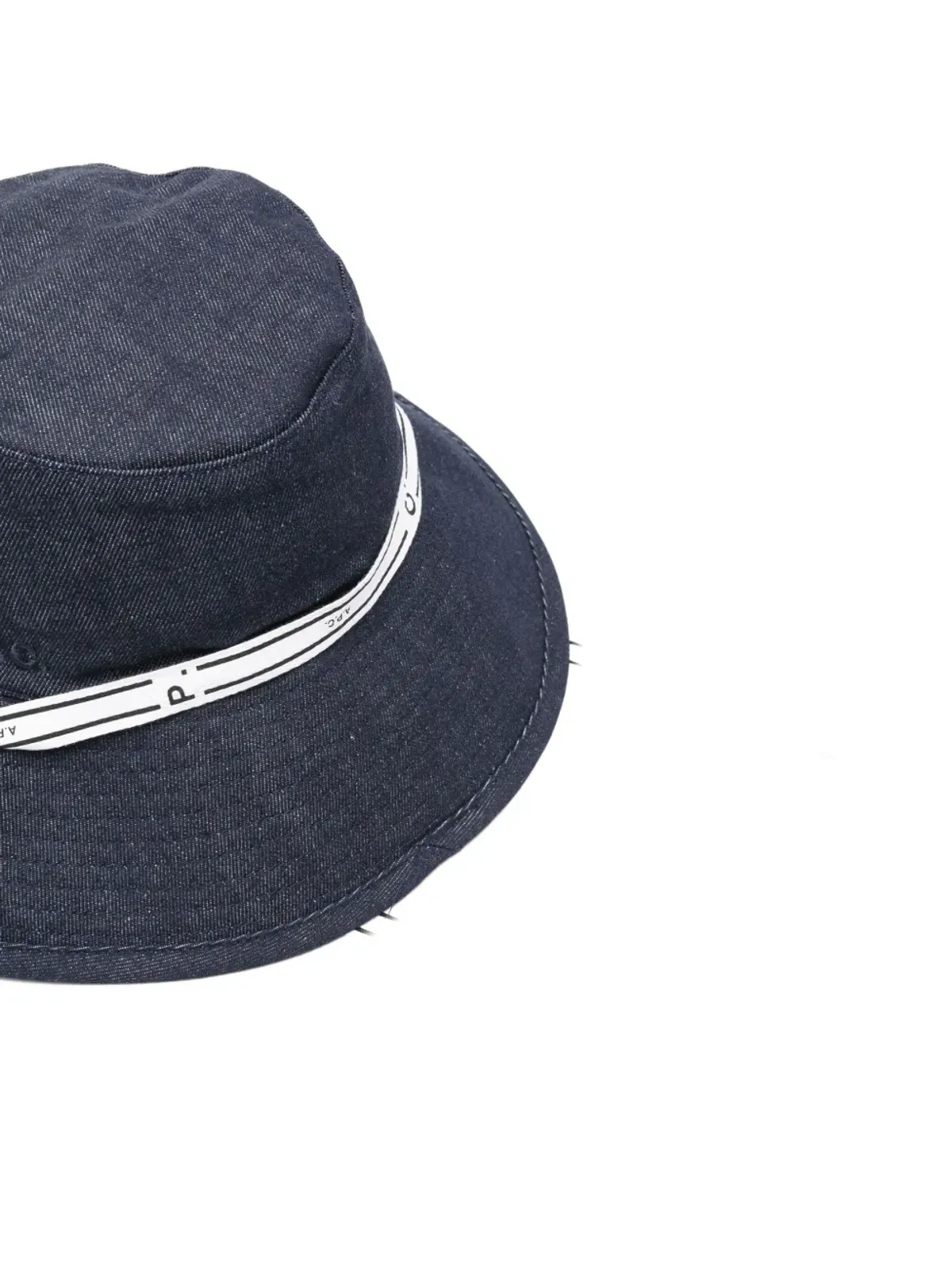 A.P.C. リボン付きバケットハット - 画像3