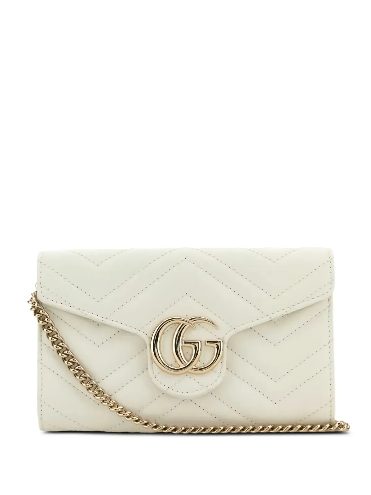Gucci GG Marmont チェブロンレザー ウォレット - 画像1