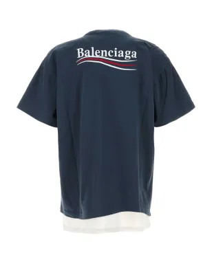 Balenciaga レイヤード ロゴ Tシャツ - サムネイル2