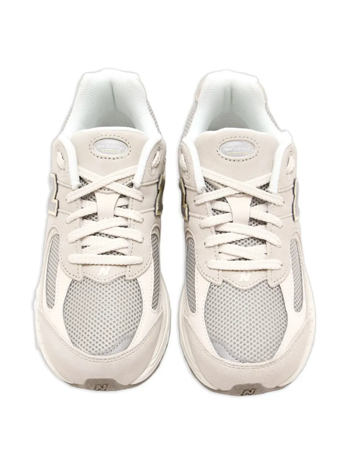 New Balance Kids 2002R メッシュパネルスニーカー - 画像3