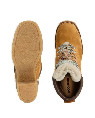 Woolrich レースアップ シアリング トリム ブーツ - サムネイル4