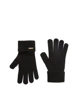 Woolrich リブ編みカシミヤ手袋 - ブラック - サムネイル1