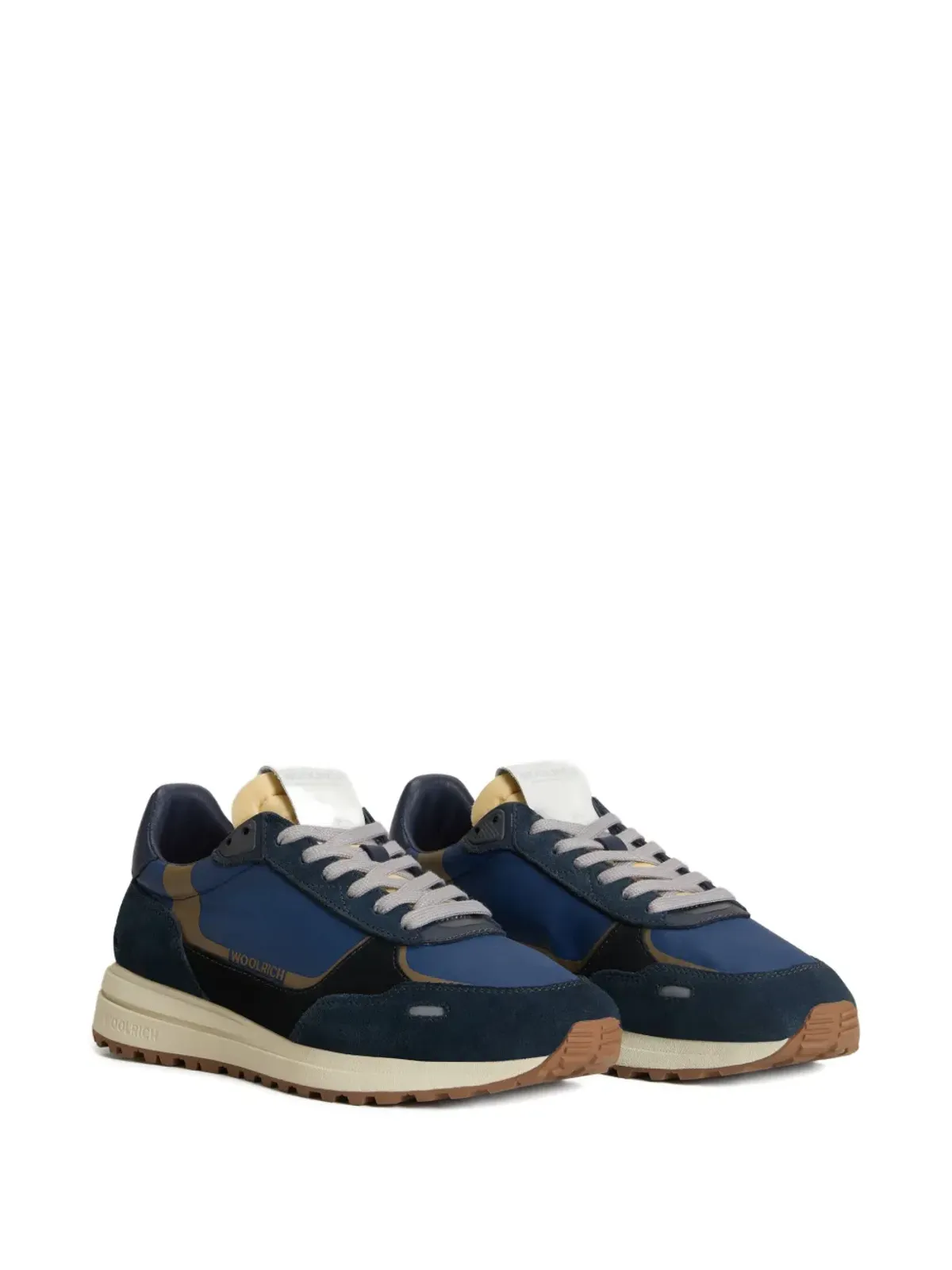 Woolrich レトロなスエードパネルスニーカー - 画像2