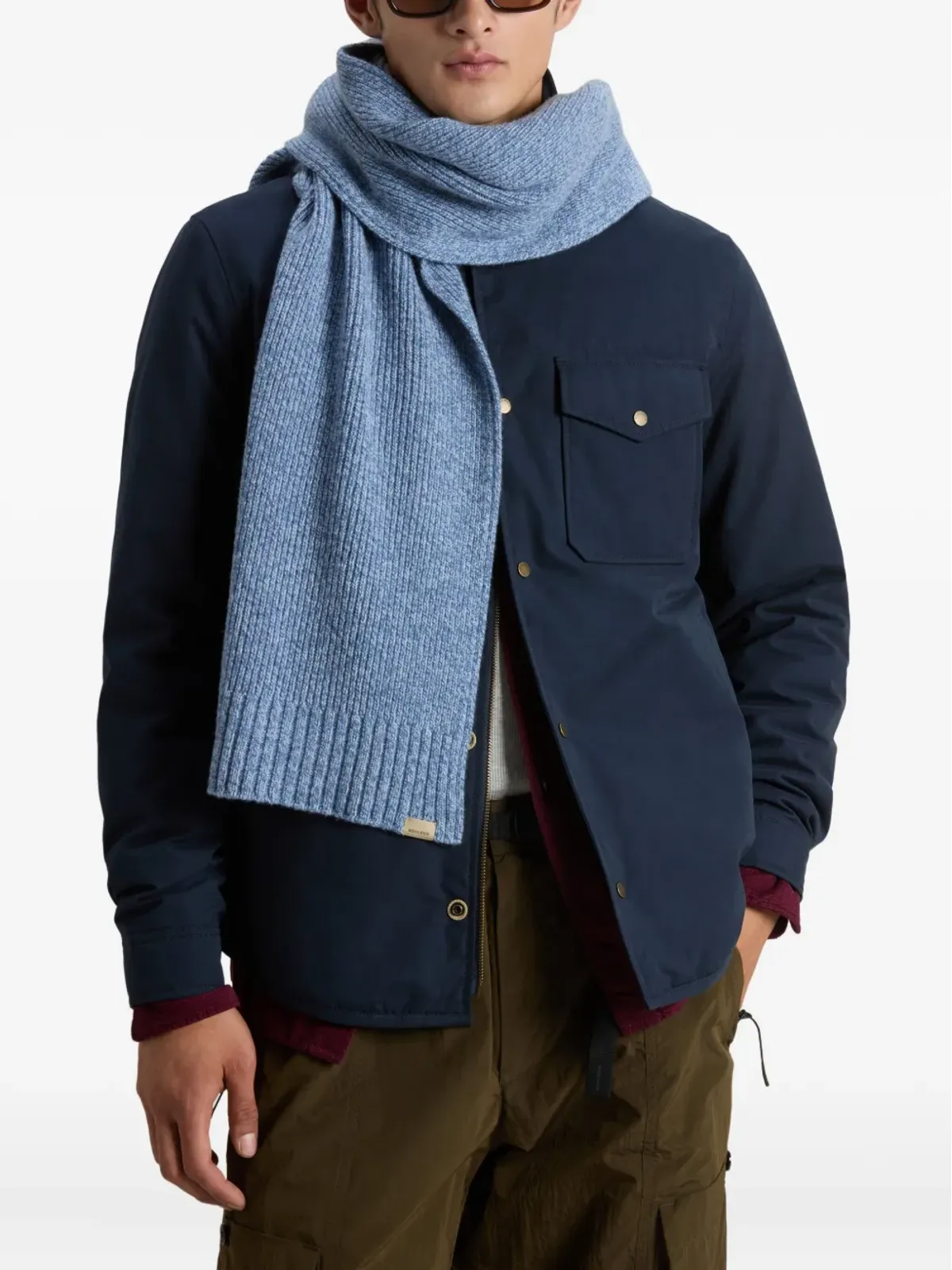 Woolrich Mouline ウールスカーフ - 画像4