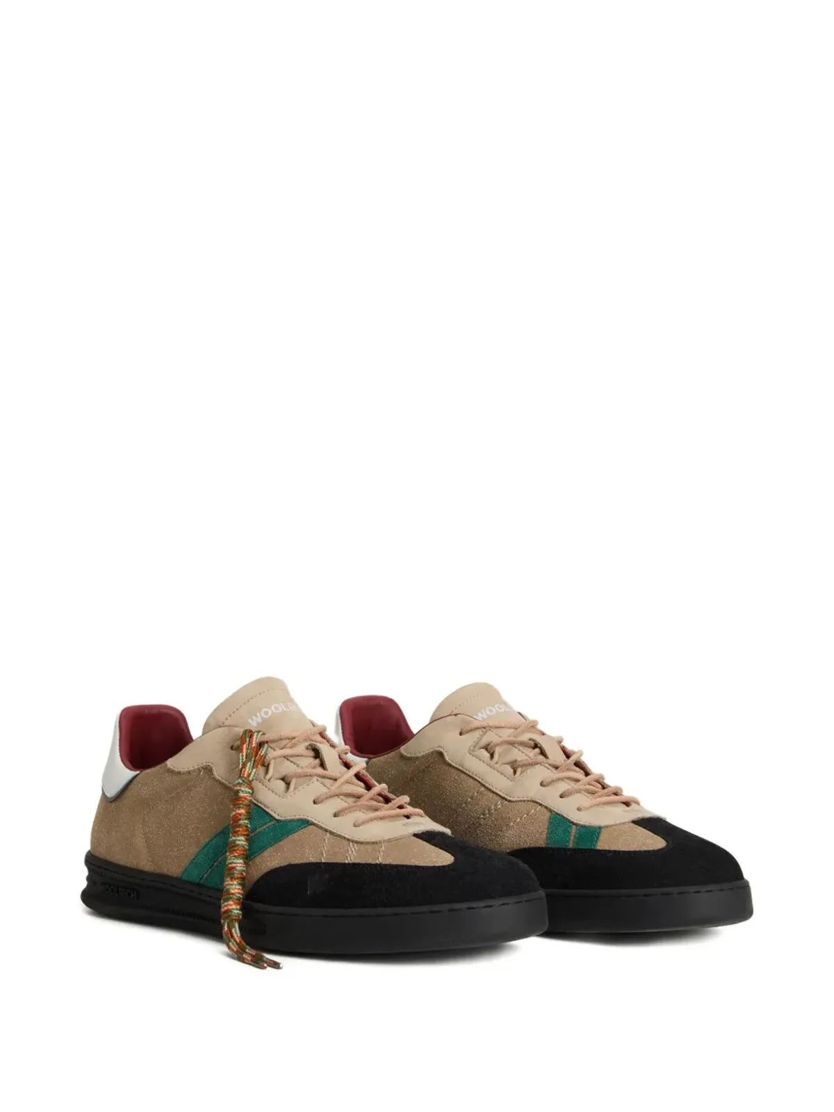 Woolrich レザーパネルスニーカー - 画像2