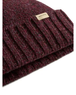 Woolrich wool ribbed beanie - Red - サムネイル3