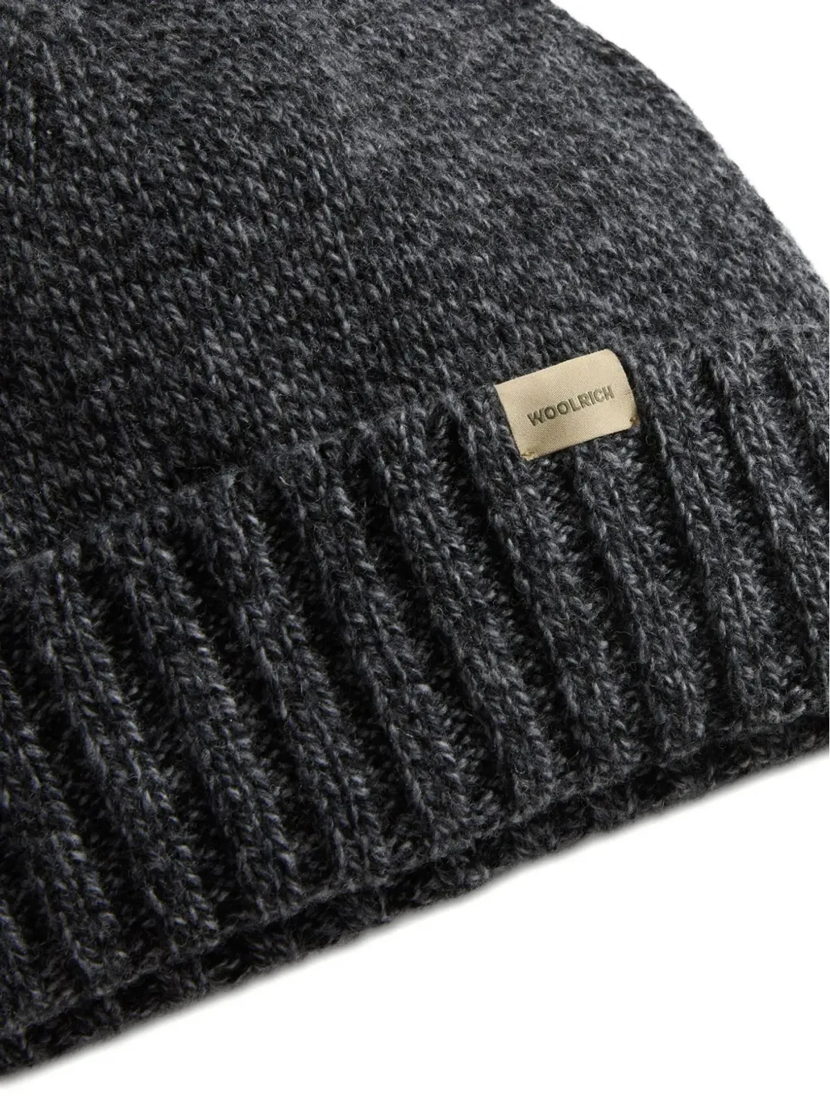 Woolrich リブ編みウールビーニー - グレー - 画像3