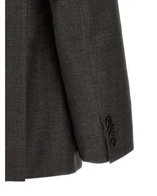 Brioni シングルブレスト・フラットフロントスーツ - ブラウン - サムネイル5