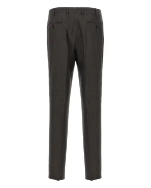 Brioni シングルブレスト・フラットフロントスーツ - ブラウン - サムネイル2