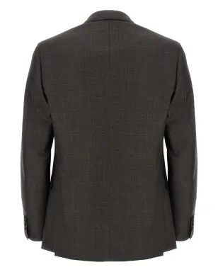 Brioni シングルブレスト・フラットフロントスーツ - ブラウン - サムネイル3