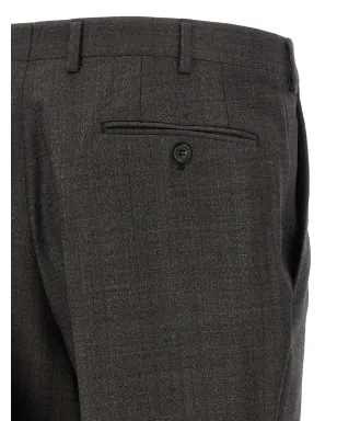 Brioni シングルブレスト・フラットフロントスーツ - ブラウン - サムネイル4
