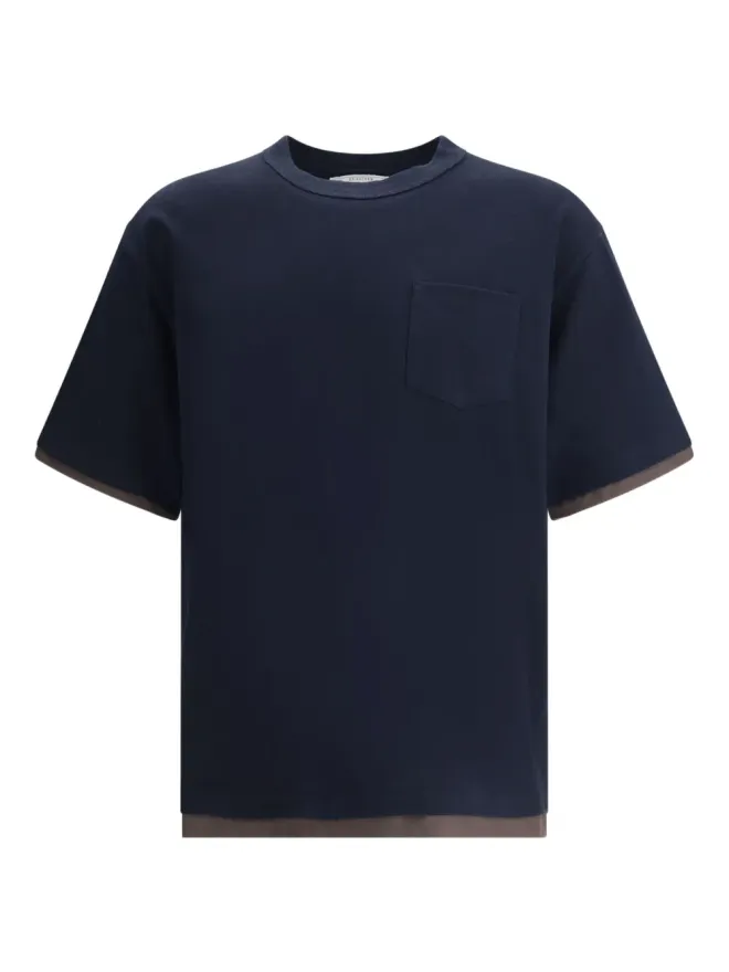 sacai sacai ポケット付きダブルレイヤードTシャツの商品画像