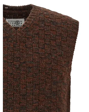 MM6 Maison Margiela ノースリーブセーター - サムネイル4