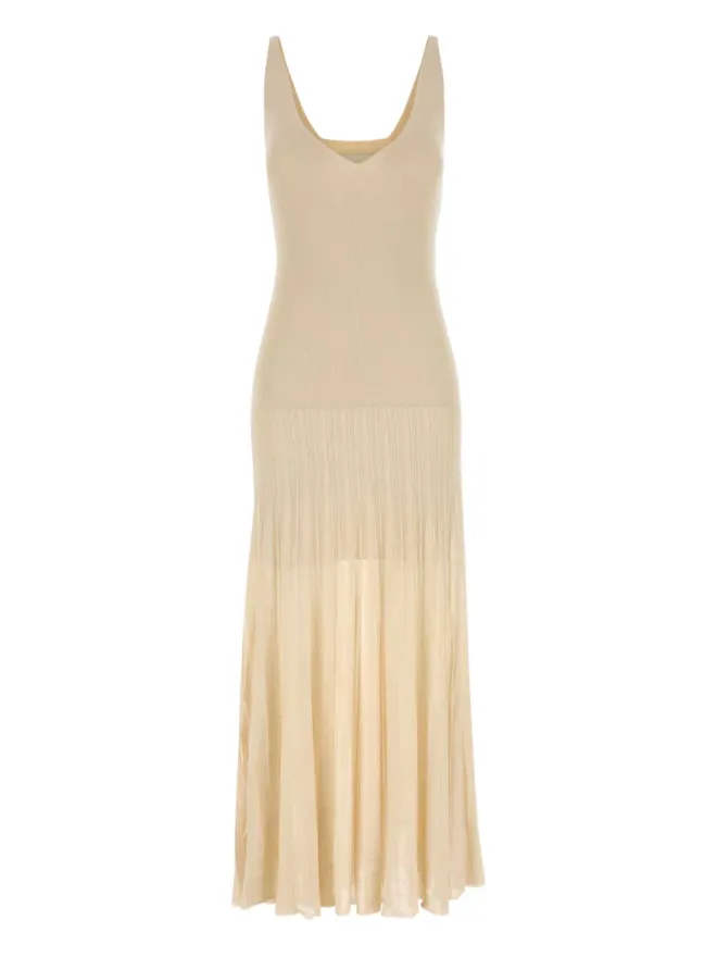 Isabel Marant ISABEL MARANT リブ編みVネックミディドレスの商品画像