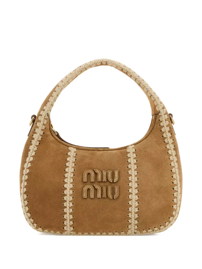 Miu Miu Miu Miu Wander スエード ブレード ショルダーバッグの商品画像