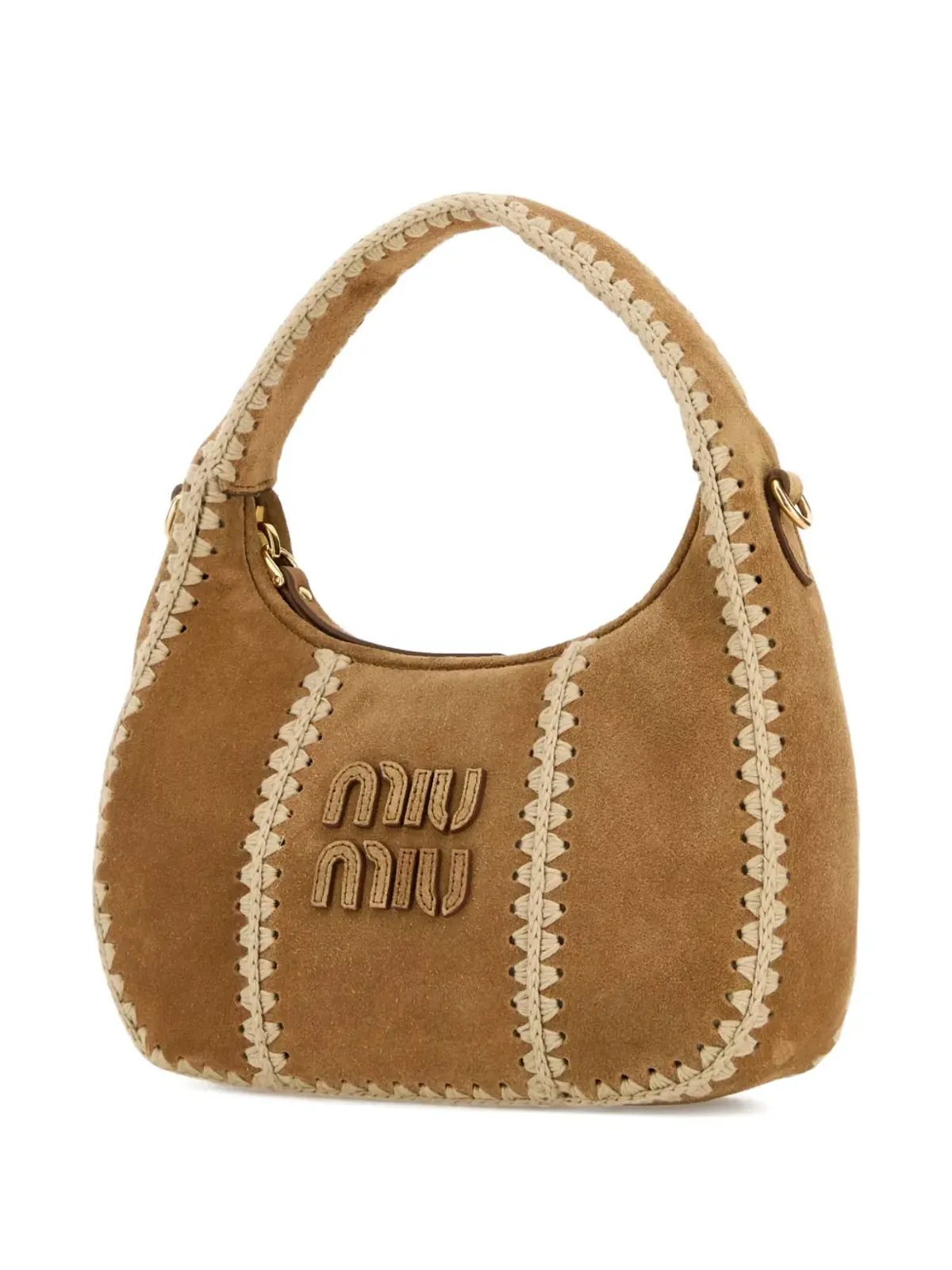 Miu Miu Wander スエード ブレード ショルダーバッグ - 画像3