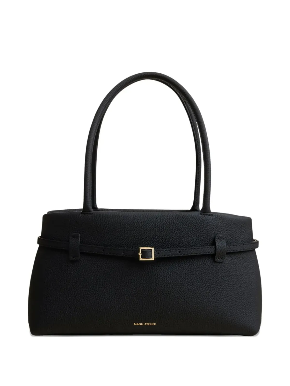 Manu Atelier バックルストラップ チューブ状ハンドル トートバッグ - 画像1
