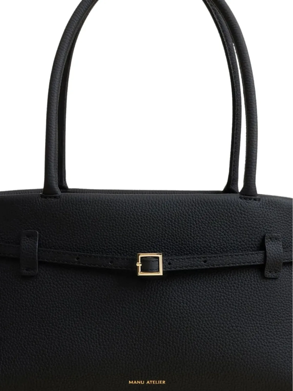 Manu Atelier バックルストラップ チューブ状ハンドル トートバッグ - 画像2