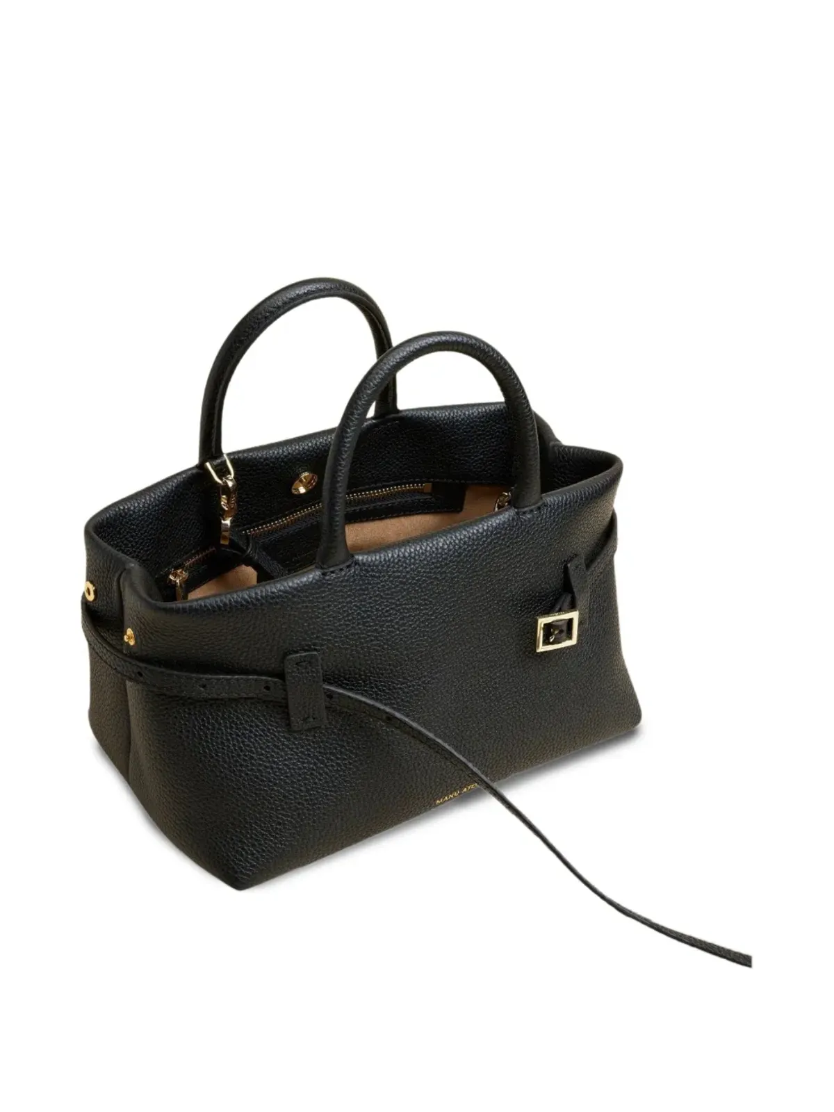 Manu Atelier Le Cambon バックルストラップ レザートートバッグ - 画像2