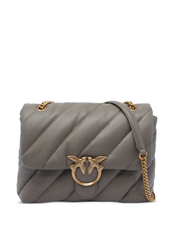 PINKO PINKO 鳥モチーフのキルテッドショルダーバッグの商品画像