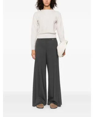 extreme cashmere リブ編みカフスのカシミヤジャンパー - サムネイル2