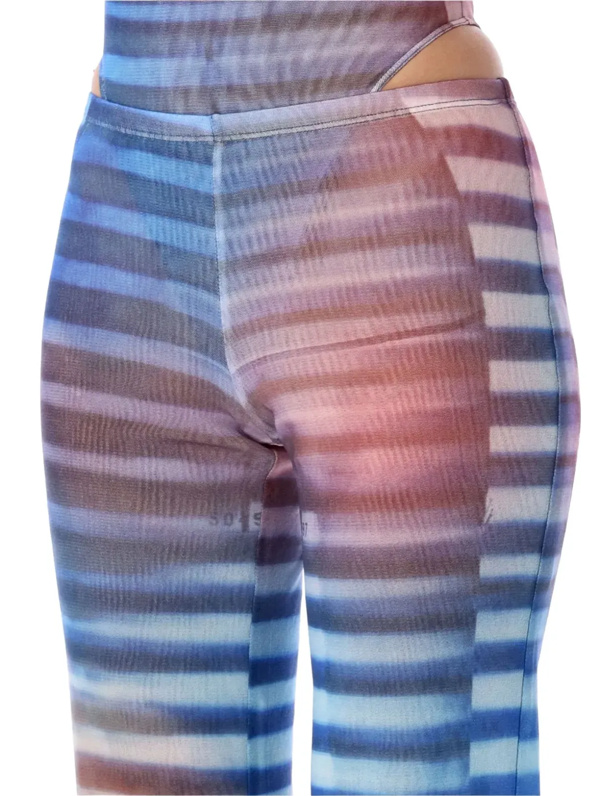 Jean Paul Gaultier エアストライプメッシュパンツ - 画像3