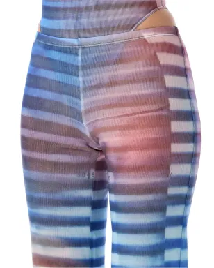 Jean Paul Gaultier エアストライプメッシュパンツ - サムネイル3