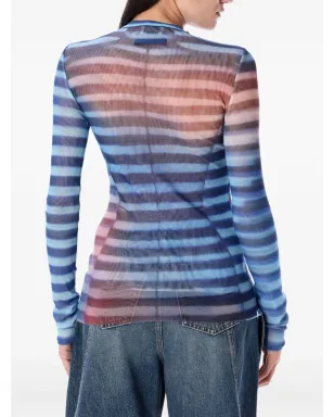 Jean Paul Gaultier ストライプトップス - サムネイル2
