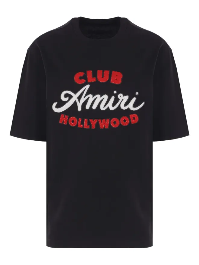 AMIRI AMIRI クラブ アミリ ハリウッド Tシャツ ブラックの商品画像