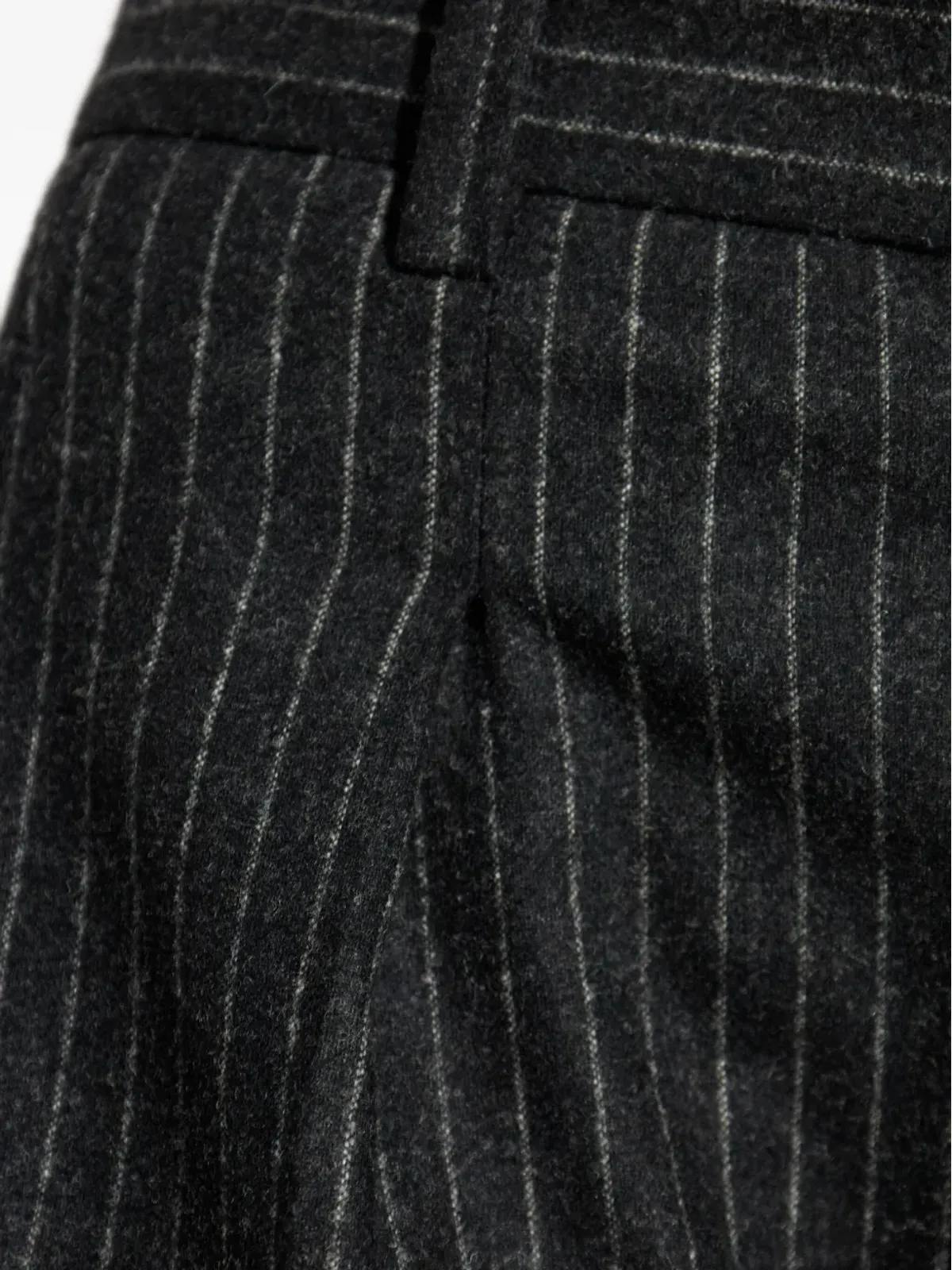 ISABEL MARANT Lisetta pinstripe pleated straight trousers - Grey - 画像5