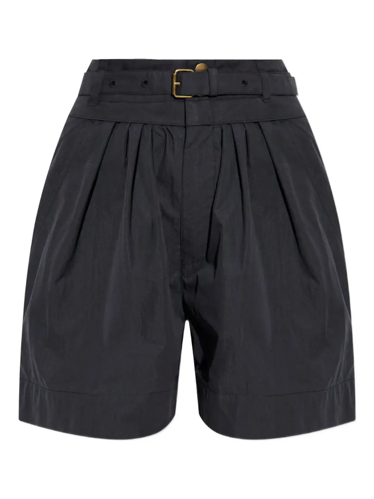MARANT ÉTOILE Danica プリーツ付きベルトショーツ - ブラック - 画像1
