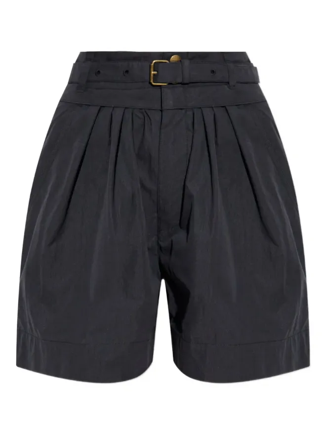 MARANT ÉTOILE MARANT ÉTOILE Danica プリーツ付きベルトショーツ - ブラックの商品画像