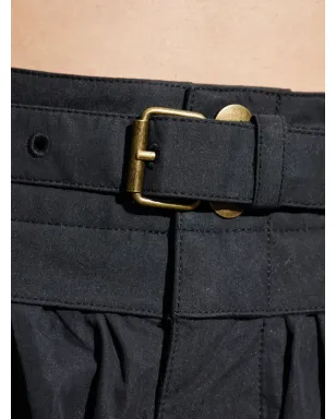 MARANT ÉTOILE Danica プリーツ付きベルトショーツ - ブラック - サムネイル5