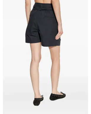 MARANT ÉTOILE Danica プリーツ付きベルトショーツ - ブラック - サムネイル4