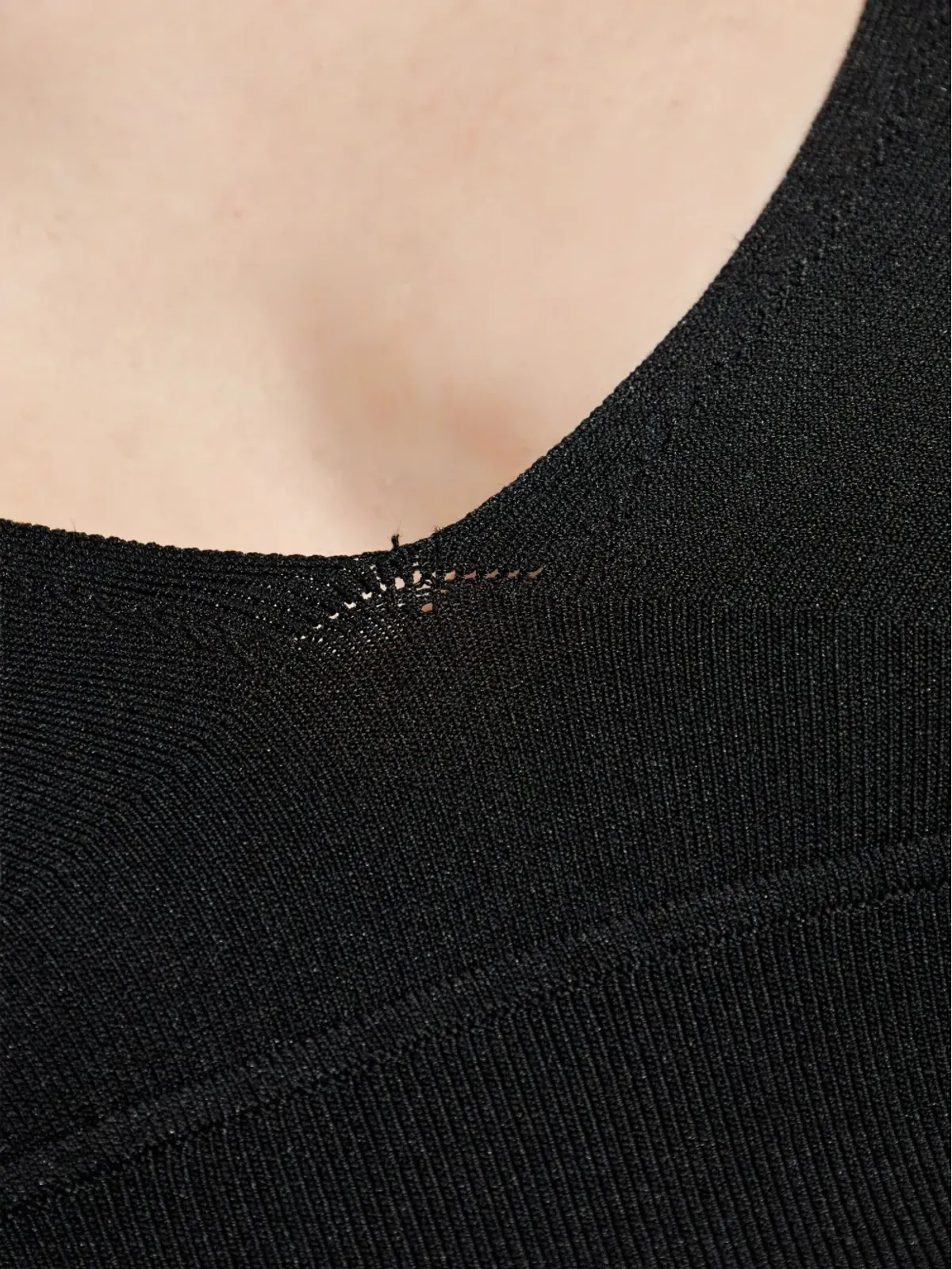 ISABEL MARANT リブ編みVネックミニドレス - 画像5